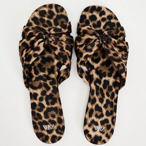 New Zara Leopard Print Women's Sandals